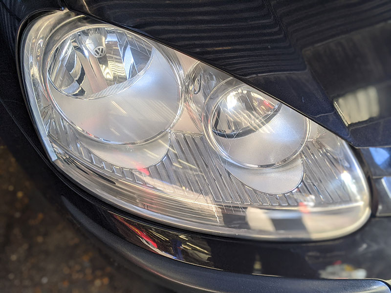 headlight restoration - Barnes, London, SW13, VW Golf