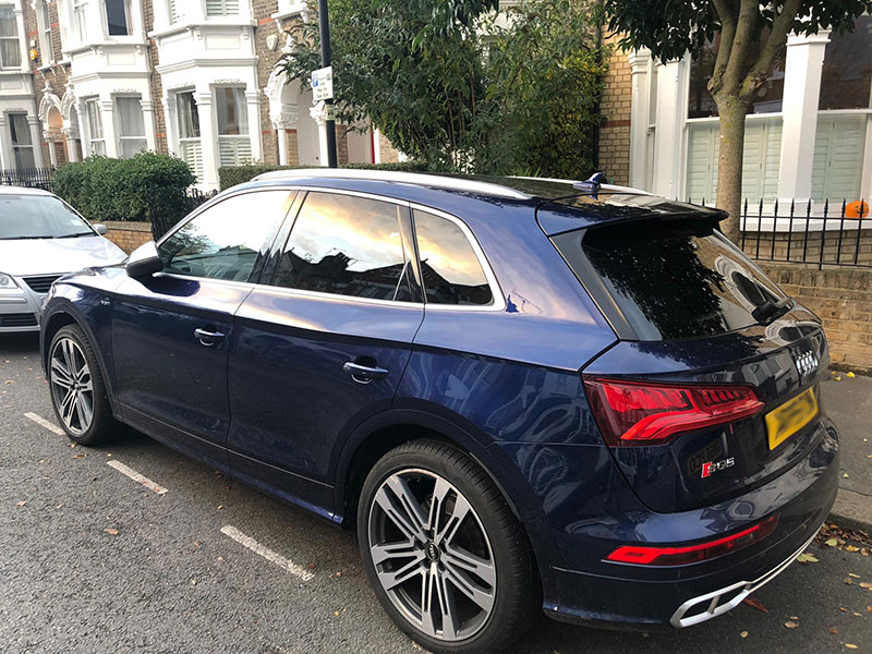 car wash, removing dry paint, interior cleaning - Clapham, London, SW4, Audi SQ5