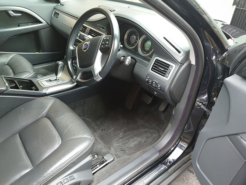 clean car interior front